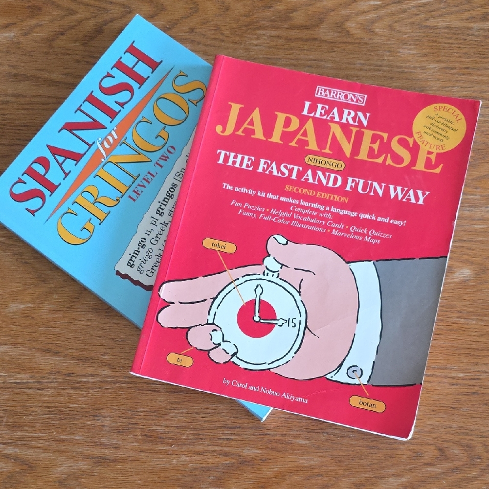 Barron's Learn Japanese & Spanish for Gringos Books